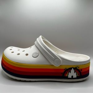 Limited Edition Retro-Style Disneyland Platform CROCS (EUC) - Size 6
